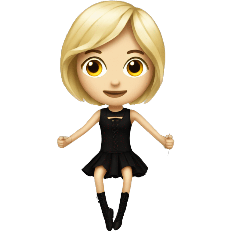 Marionette with strings blonde emoji