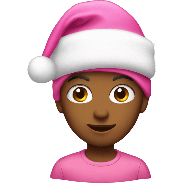 pink christmas  emoji