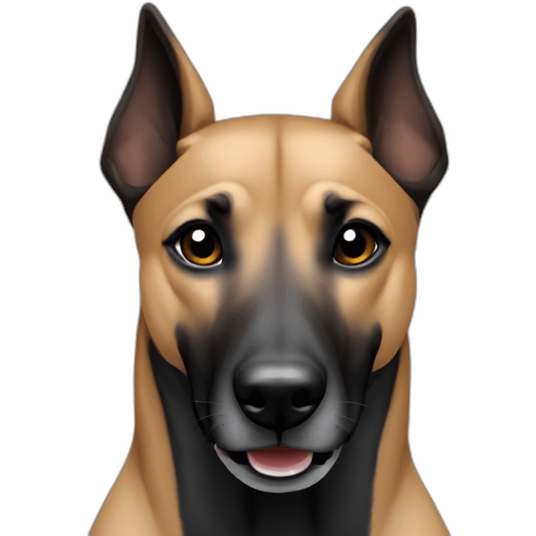 greyhound malinois black emoji