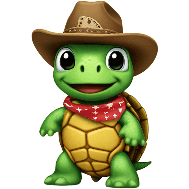 Cowboy turtle  emoji