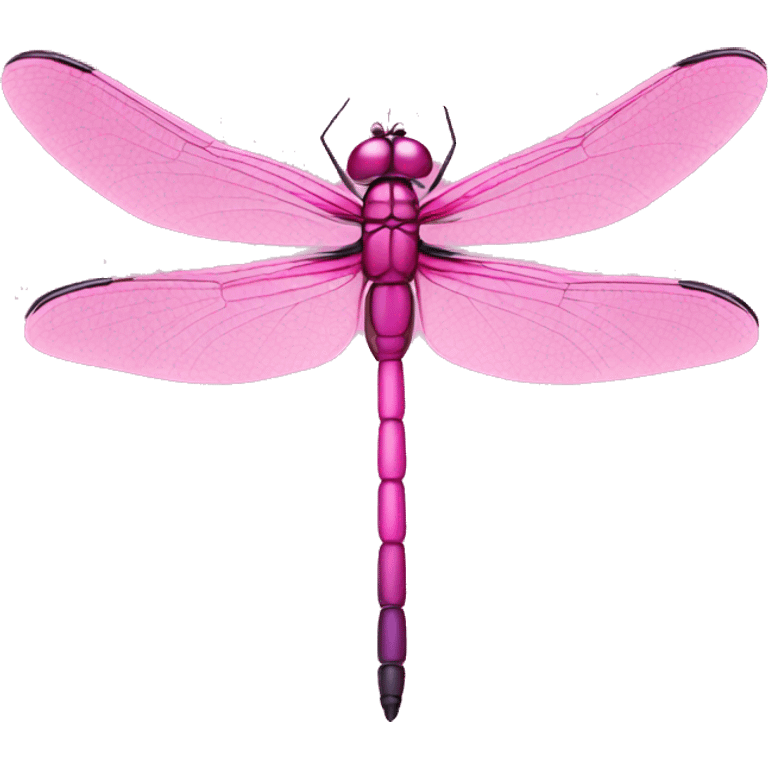 Pink dragonfly emoji