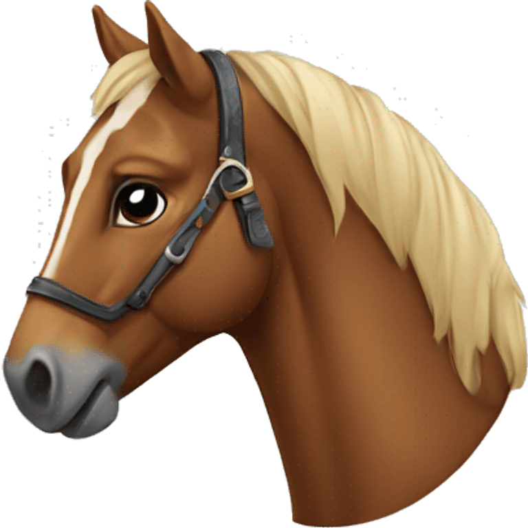 Western horse emoji