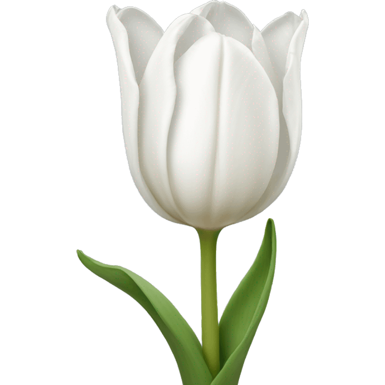 White tulip emoji