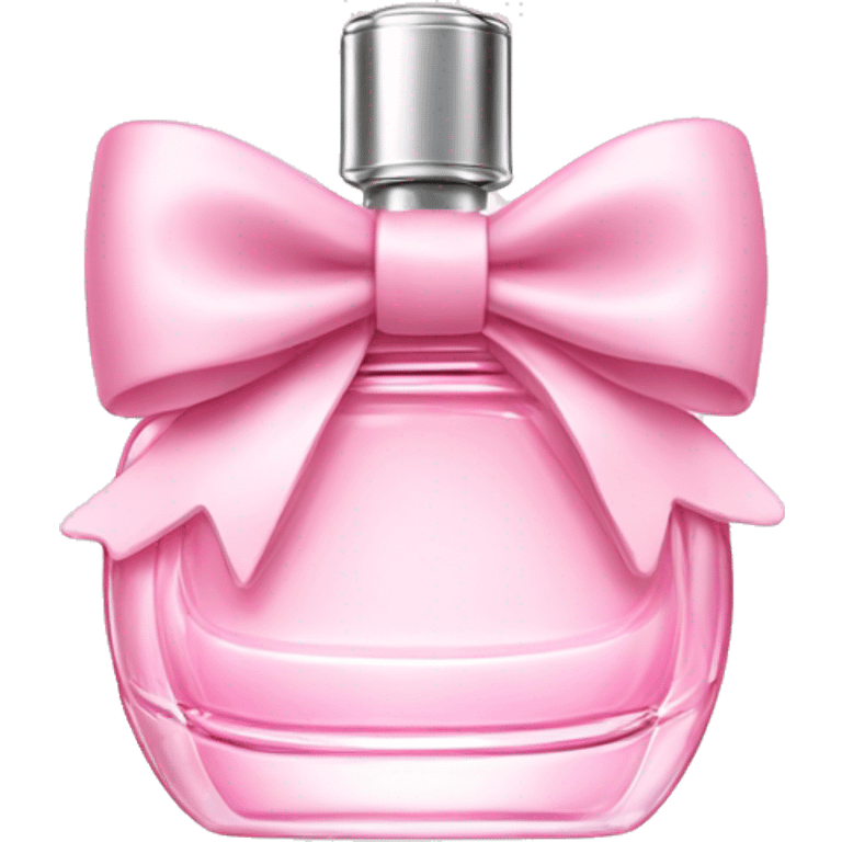 Light pink bow perfume  emoji