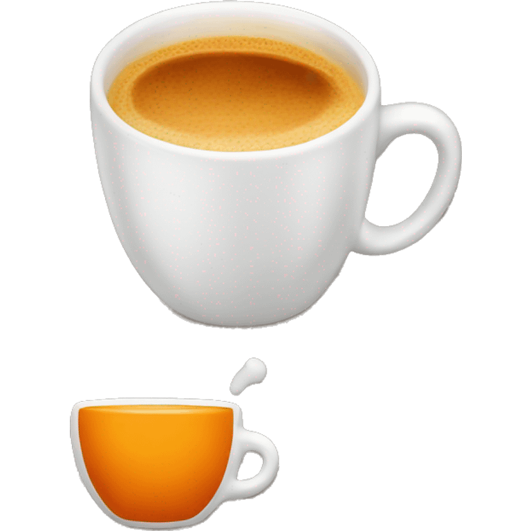 orange espresso  emoji