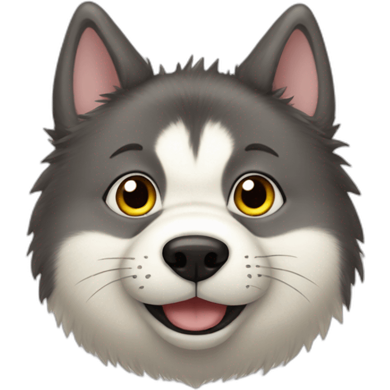 Totoro husky emoji