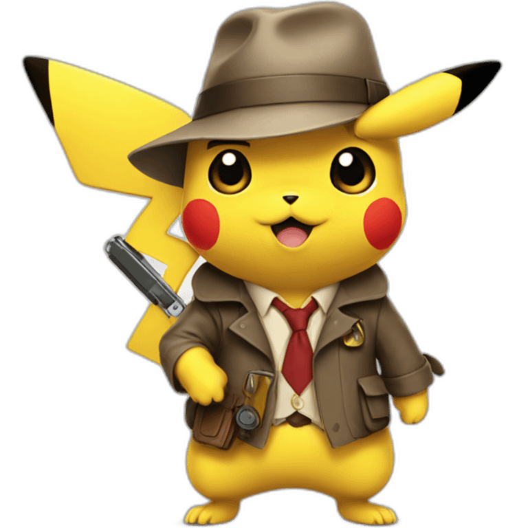 pikachu detective emoji