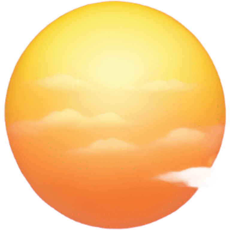 Colorful sunrise emoji