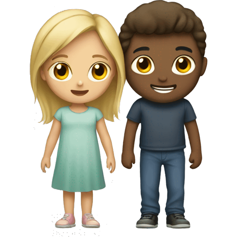 girl with boy  emoji