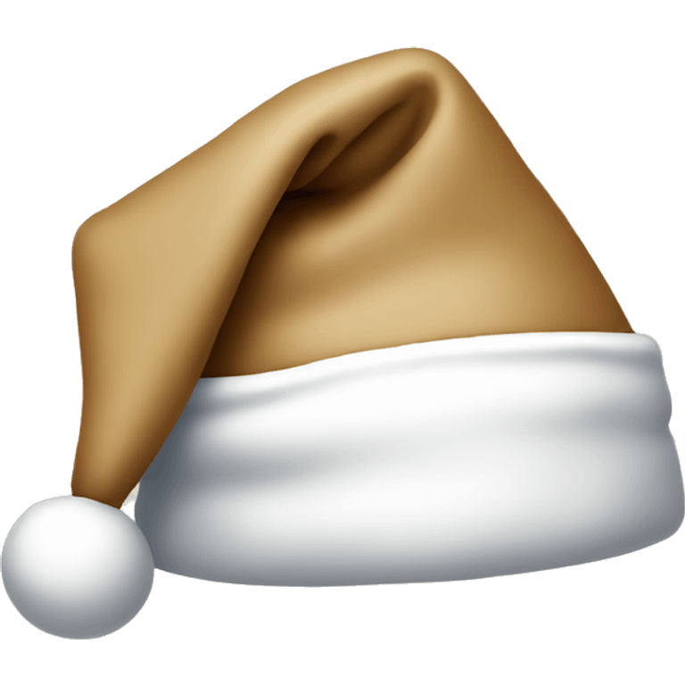 Beige santa hat emoji