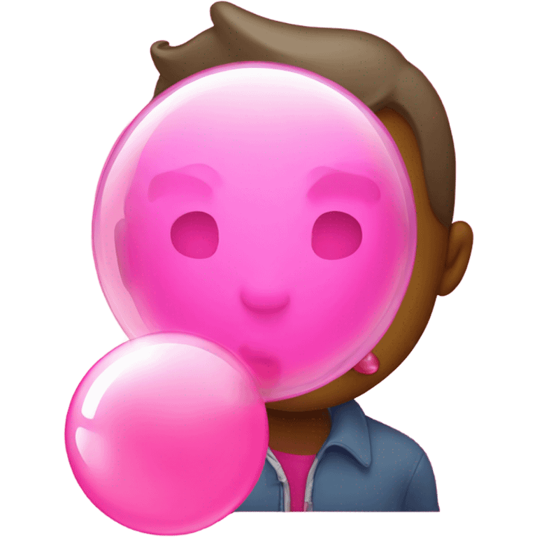 Blowing Bubble gum emoji