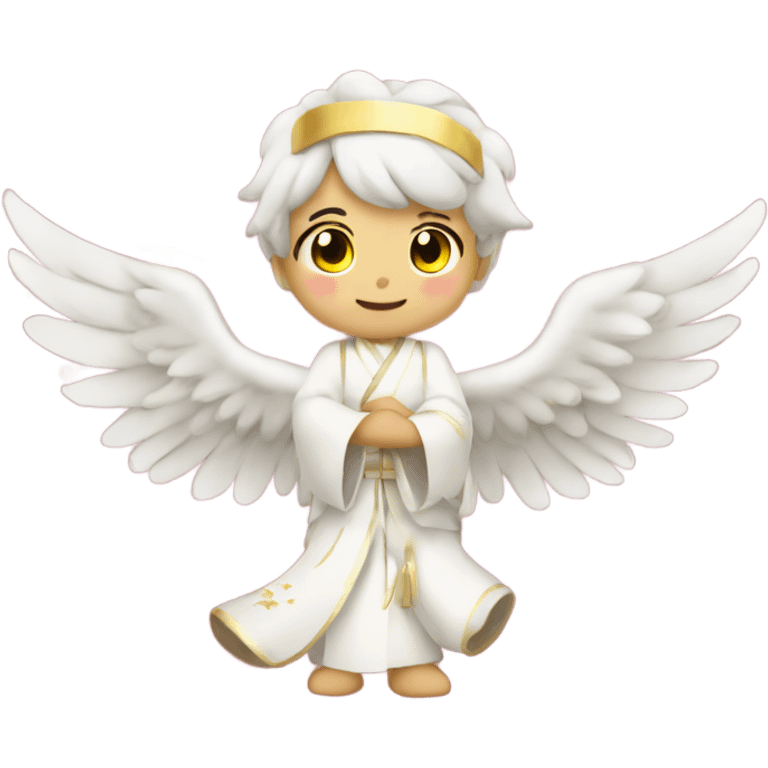 Japanese 2025 angel Happy New Years  emoji