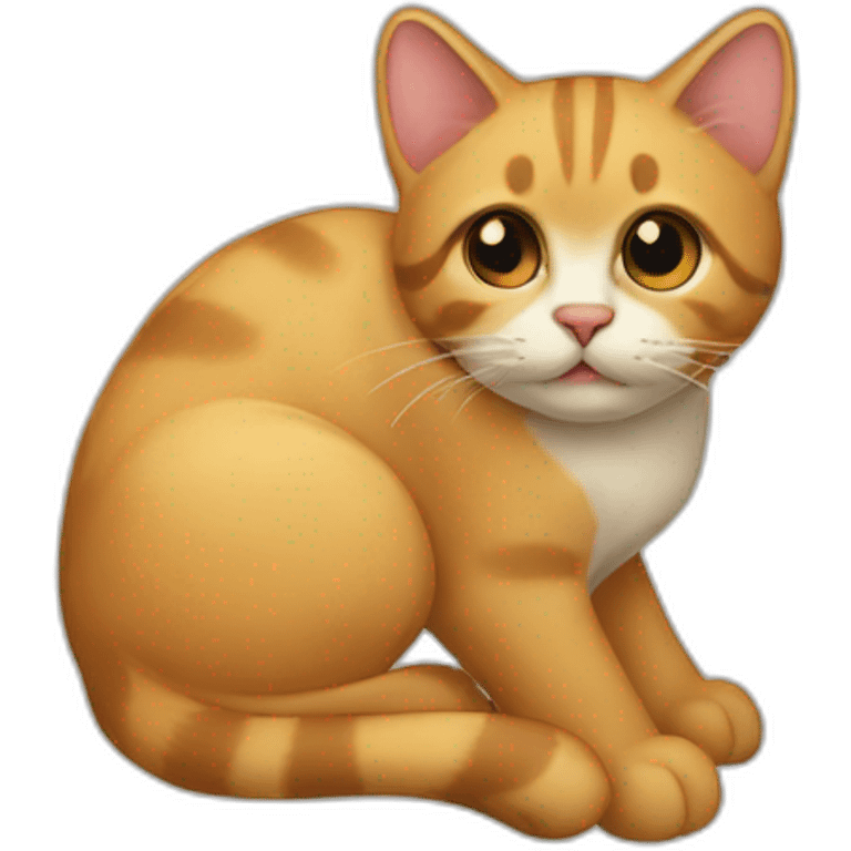 Gato coqueto emoji