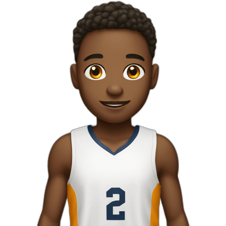 kid basketball player emoji