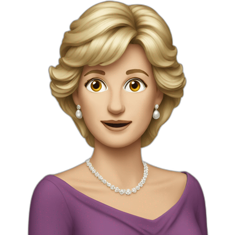 lady diana emoji