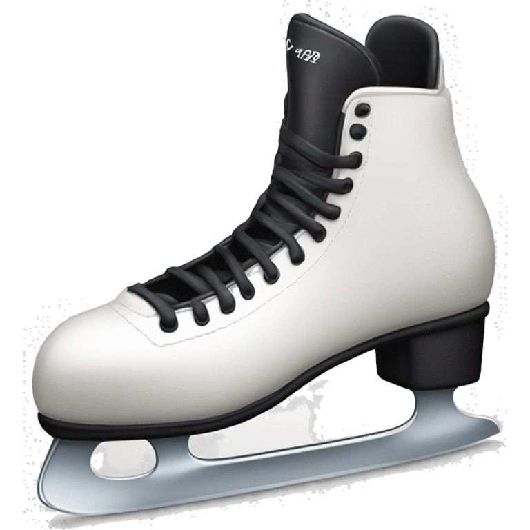 Fancy hockey ice skate emoji