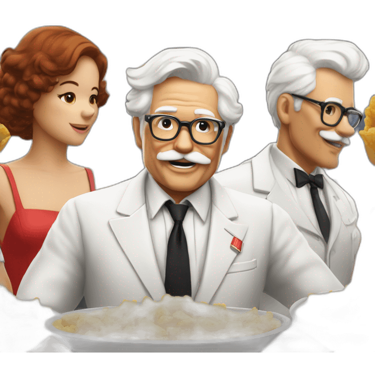 colonel sanders party emoji