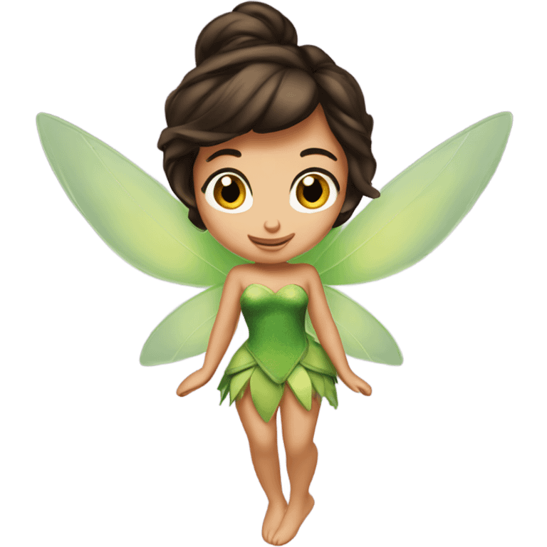 brunette tinkerbell emoji