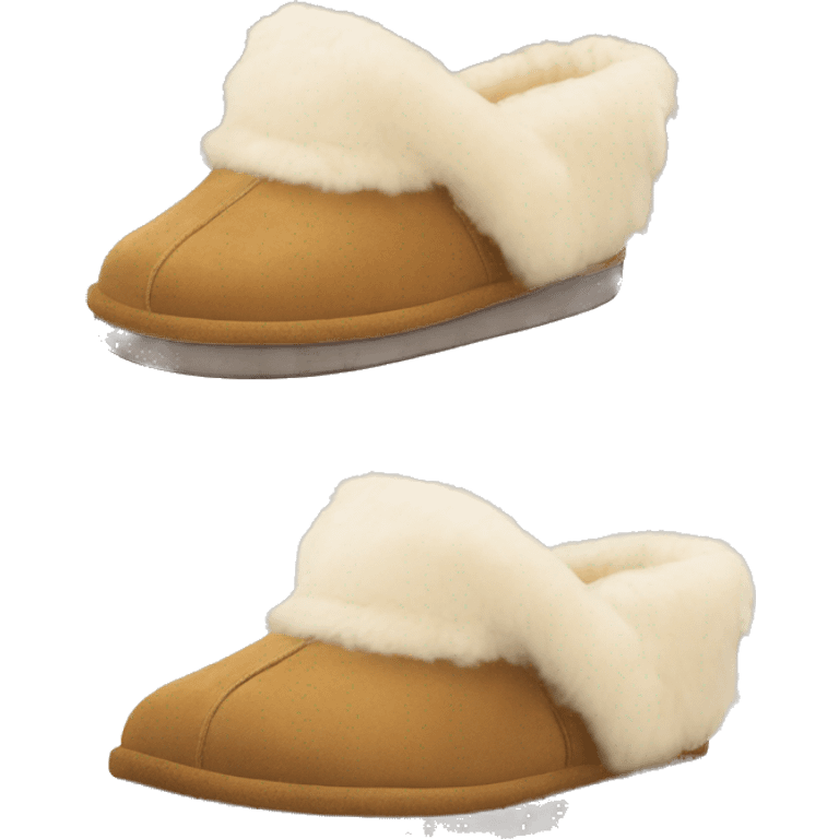 UGG taz slippers emoji