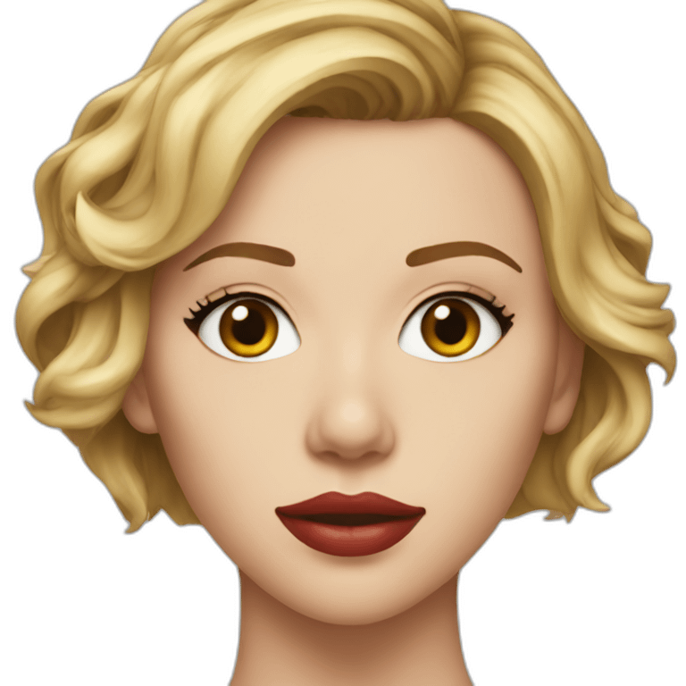 Scarlett Johansson emoji