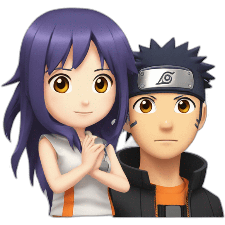 Naruto and hinata emoji