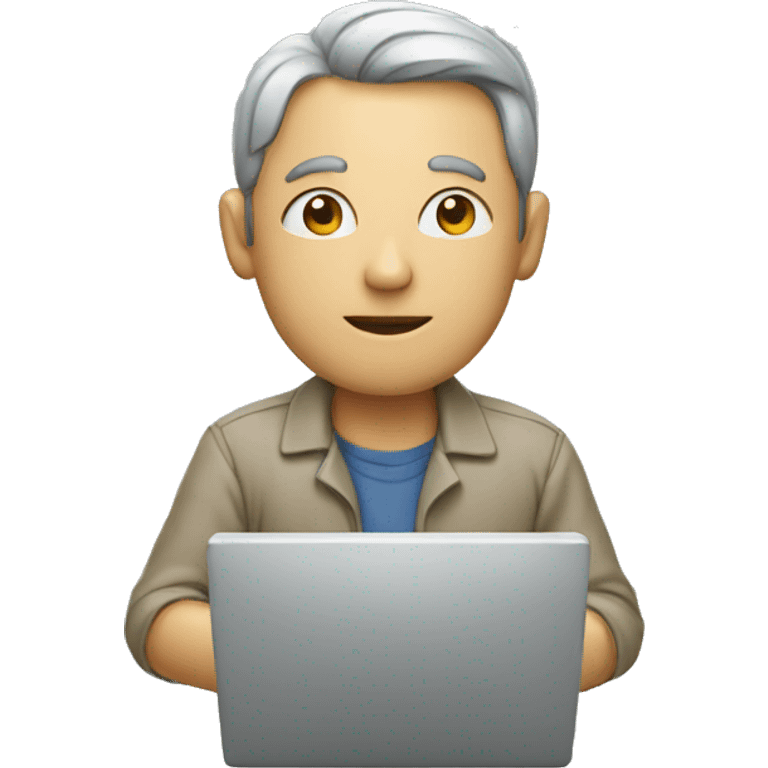 a computing man emoji