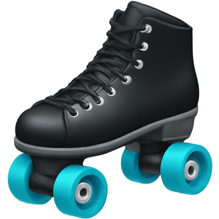 Black Roller Skates emoji