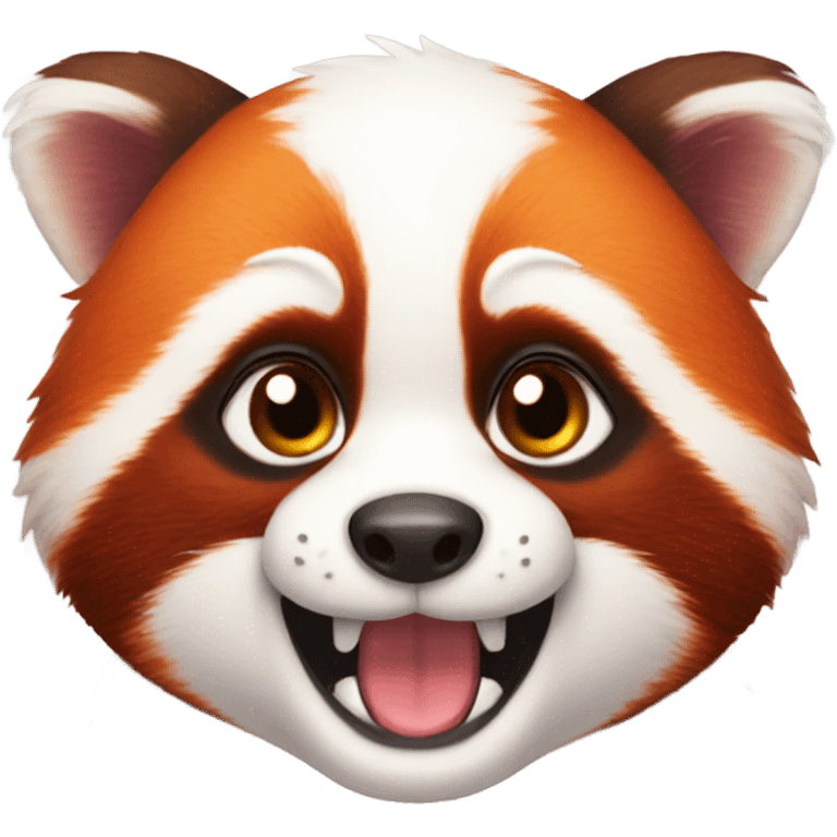 Cute red panda emoji