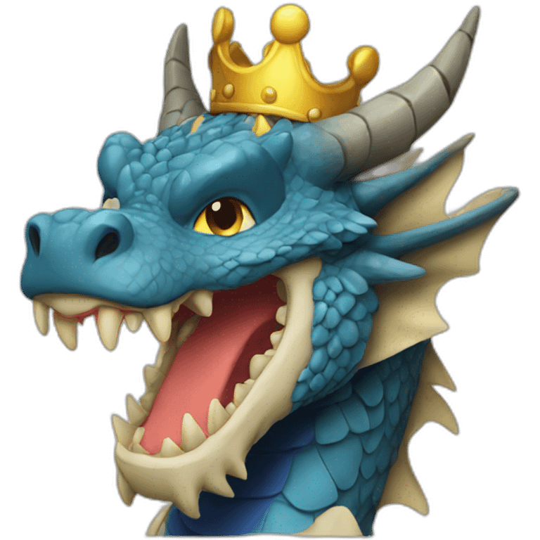 dragon with crown emoji