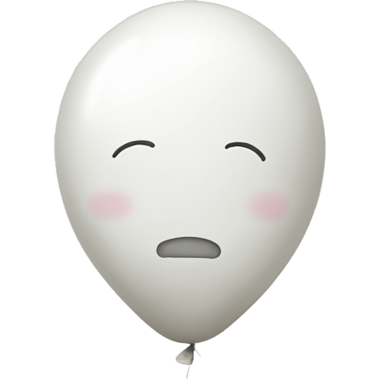 white balloon emoji