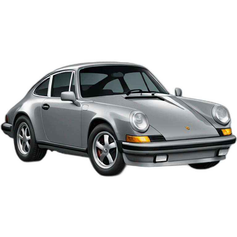 porsch 911 grey emoji