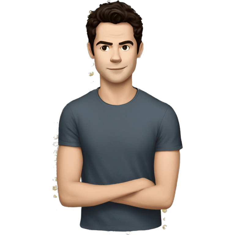 realistic Dylan O'Brien wearing tee emoji