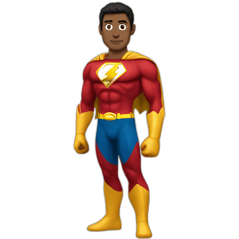 Flash sur super- man emoji