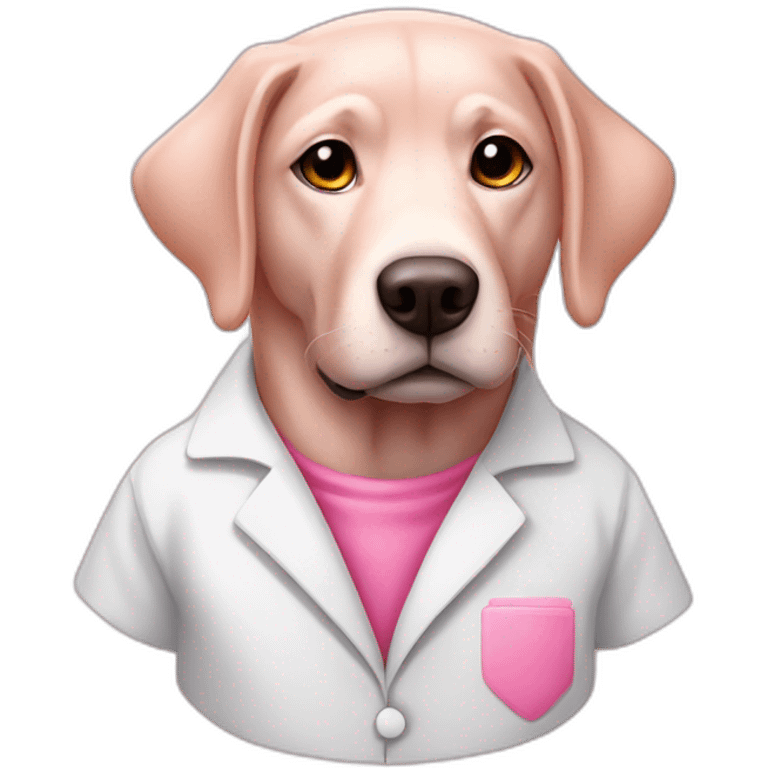 pink lab coat emoji