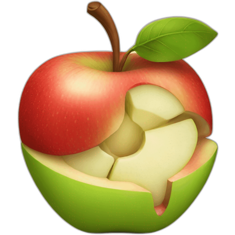 apple bite emoji