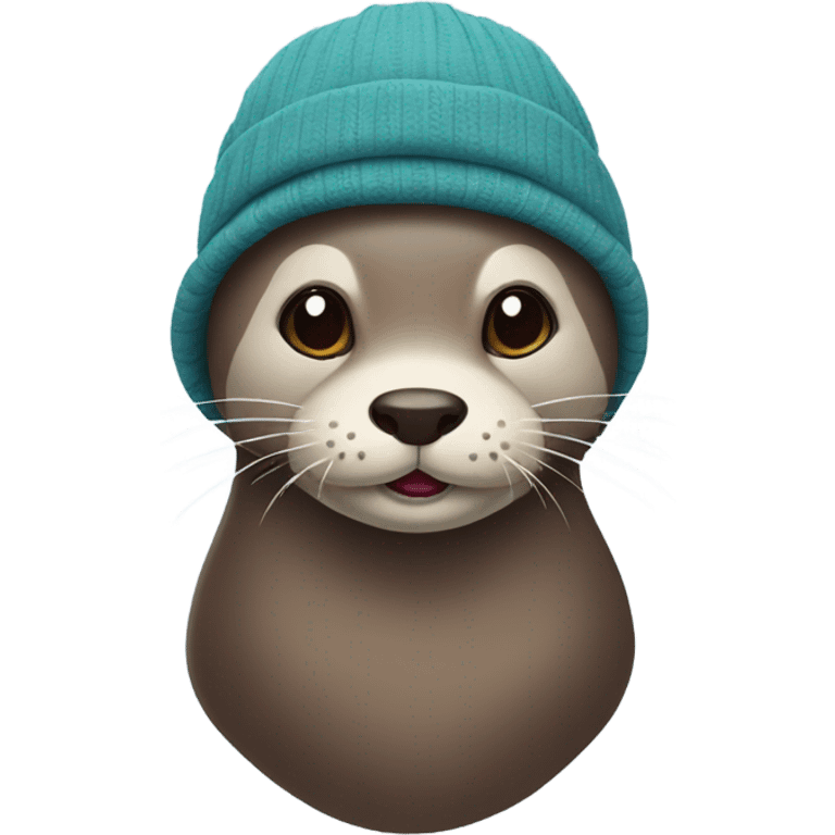 otter with headgear emoji