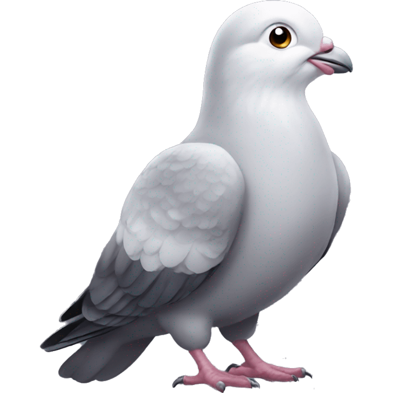 Really buff pigeon emoji