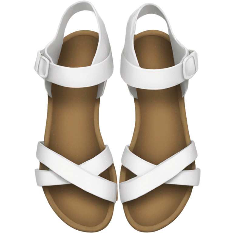 white sandals emoji