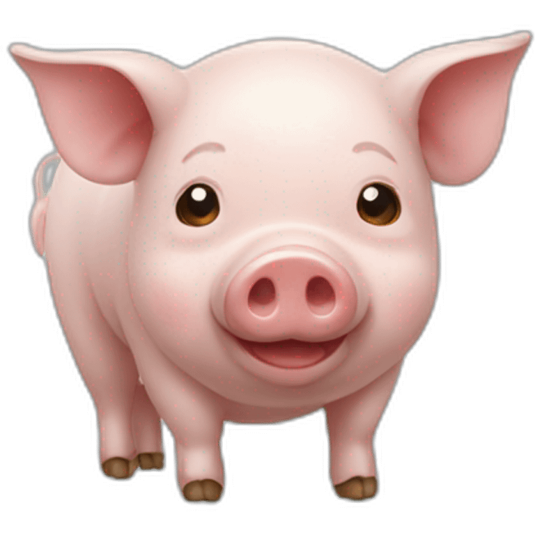 Cochon heureux  emoji