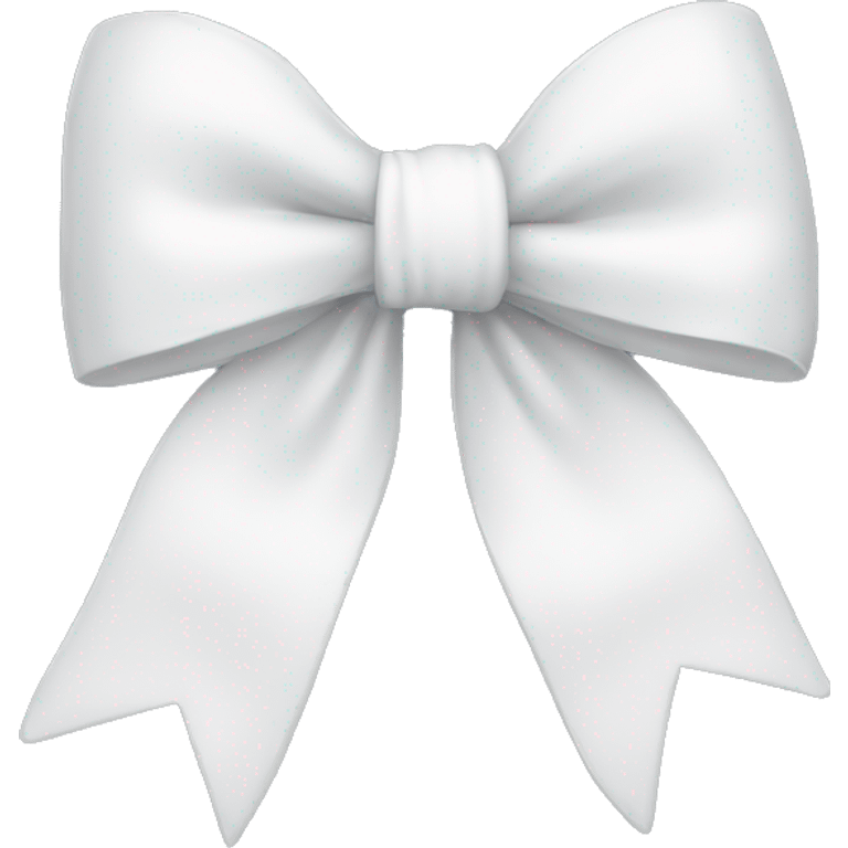 white bow emoji