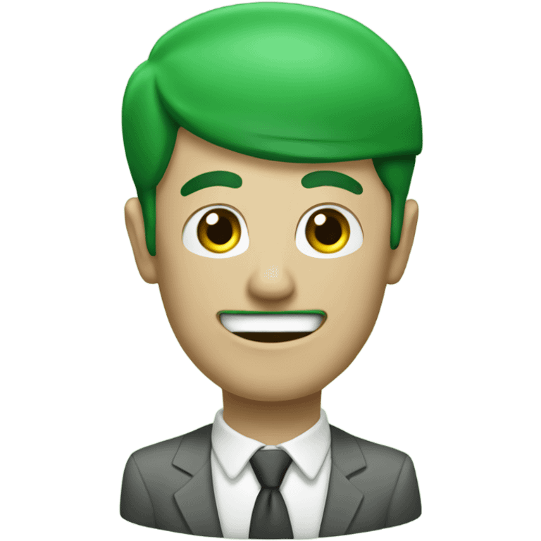 green bank emoji