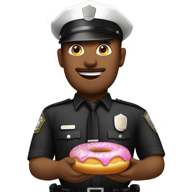 Donut cop emoji