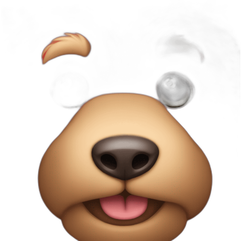 Red Teddy bear emoji