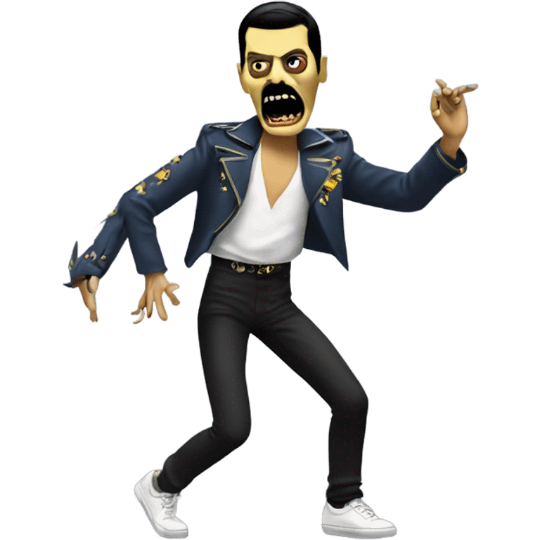 freddie mercury zombie dancing emoji