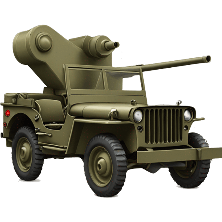 machine gun willys mb emoji