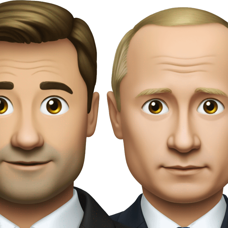 Putin and Zelenskyy  emoji