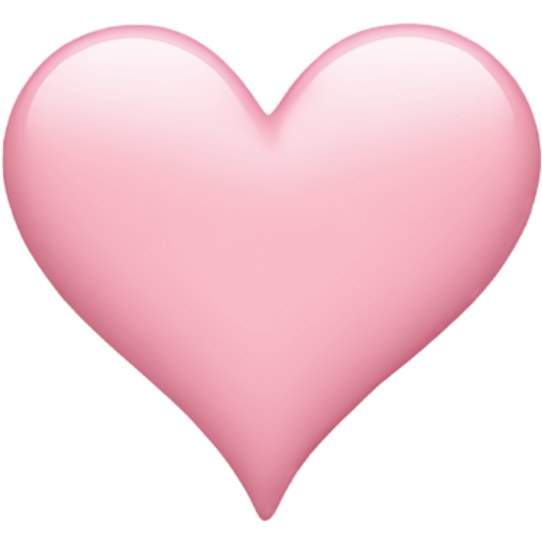 light pink heart emoji