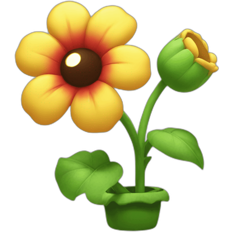 Talking flower from Super Mario Bros Wonder emoji