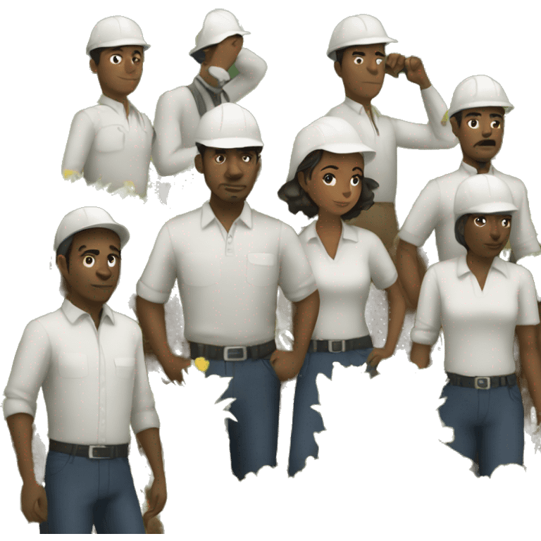 black people working in a field emoji