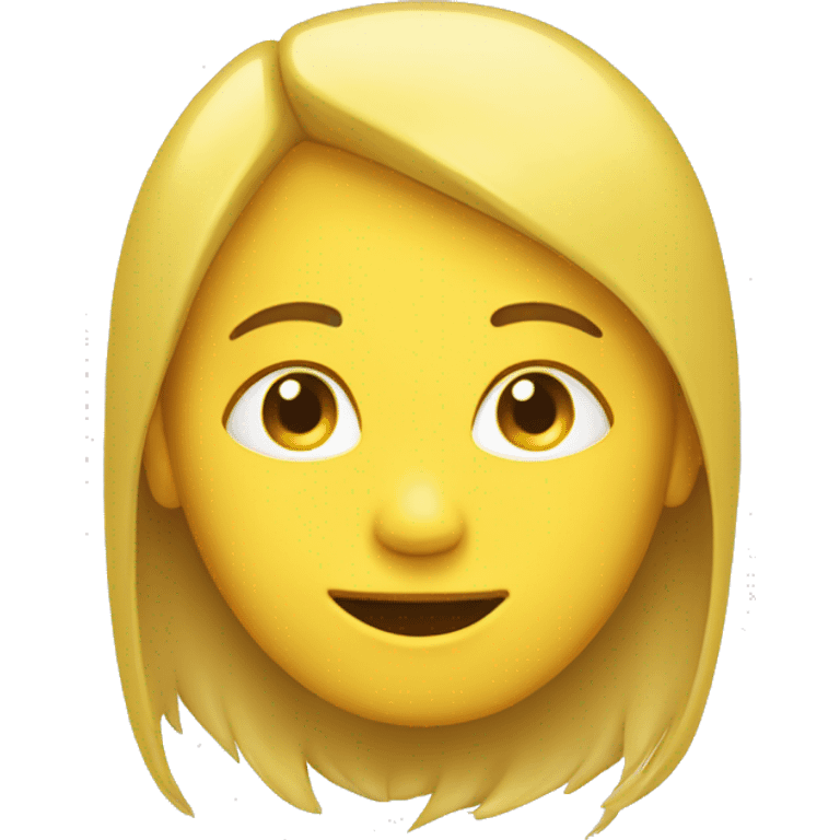 yellow round emer emoji